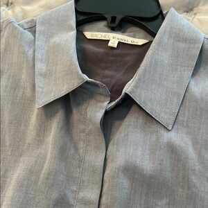 RACHEL Rachel Roy Gray Sleeveless Shirt Dress NEW